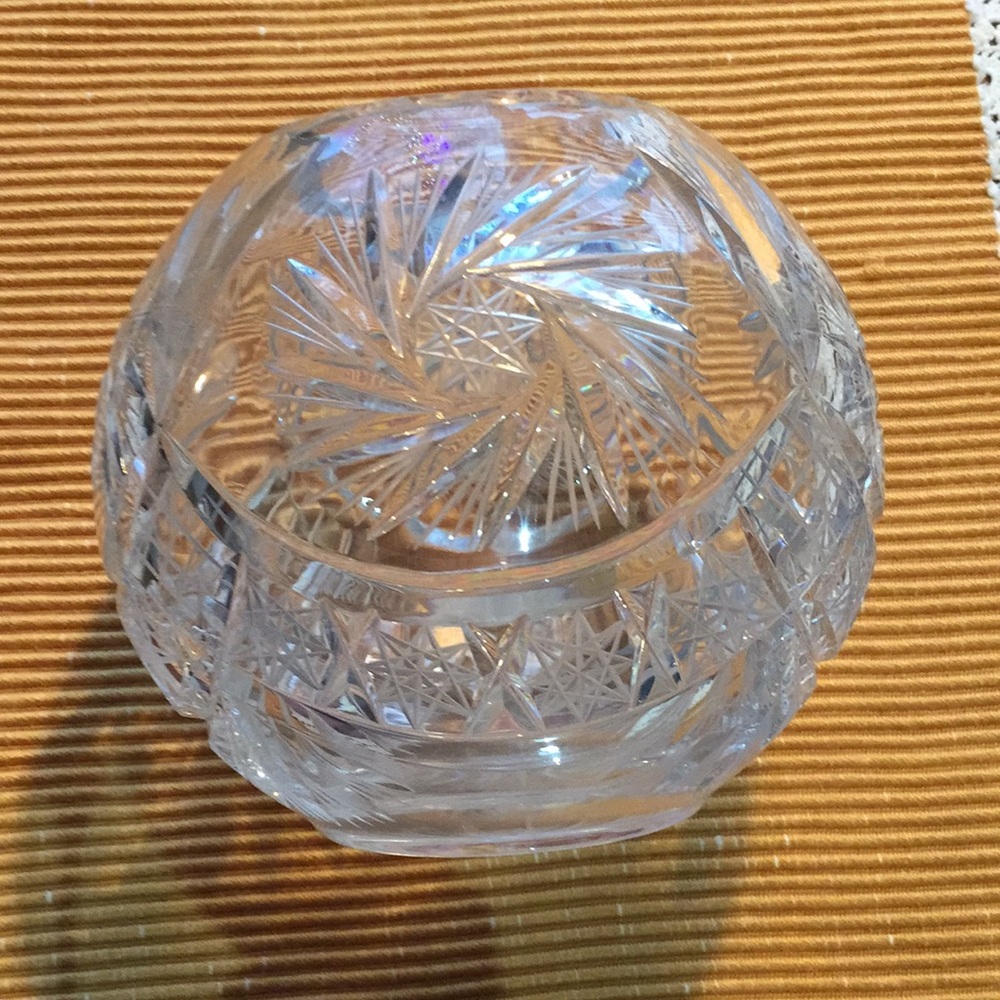 Crystal vase globe - Picture 2 of 4